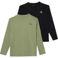 Calvin Klein Jeans T-shirt khaki / svart