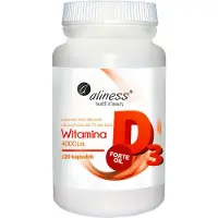 Aliness Vitamin D3 Forte Oil 4000 IE x 120 kapslar