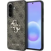 GUESS Samsung Galaxy A57 4G Big Metal Logo Hybrid Skal - Brun