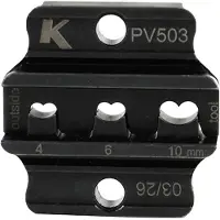 Klauke PV503 PV503 Pressinsats Solcellskontakt 4 till 10 mm² Passar märke EKM50ML