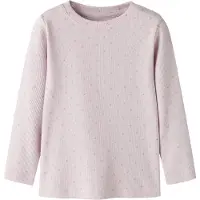 Name it Tröja - Rib - NMFODELE - Light Lilac - - 3 år (98) - Tröja