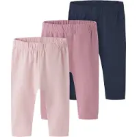 Name it Leggings mörkblå / lila / pastelllila