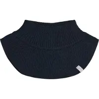 Minymo Halsvärmare - Ull/Akryl - Stickad - Dubbel - Dark Sapphir - - 6-10 år (116-140) - Halsvärmare