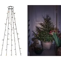Konstsmide 6367-820 LED-trädmantel Inomhus EEK: G (A - G) via nätadapter Antal ljuskällor 150 LED Bernstein Belyst längd: 1.8 m