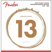 Fender dura-tonbelagd fosforbrons akustiska gitarrstrngar 860m .013-.056