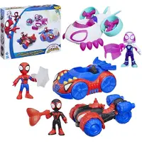 Spidey and his Amazing Friends MARVEL SM and AF Vehicle 3 Pack