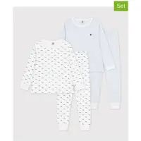Petit Bateau Pyjamas PYJAMA X 2 pojkar - Marin - 6 år