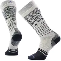 Smartwool - Skidstrumpor - Snowboard Full Cushion Iguchi OTC Socks Ash för UnisexUll - Storlek 38-41 - Vit