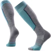 Smartwool - Skidstrumpor - Ski Targeted Cushion OTC Socks Dusty Teal för Unisex - Storlek 42-45 - Blå