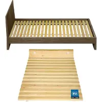 KOTARBAU Wooden Bed Frame With Slats On A Mattress Strap 80 X 200 Cm