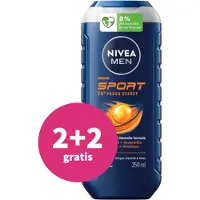 Nivea Men Sport 24H Fresh Effect 3-in-1 Shower Gel - 250 ml