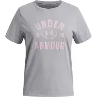 Under Armour T-shirt - Varsity - Mat Grå Light Heather - - 10-12 år (140-152) - T-shirt