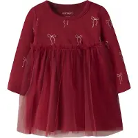 Name it Klänning 'NBFRatia' beige / rosa / röd