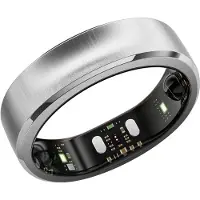 RINGCONN smartring Gen 3 borstat stål (strolek 12)