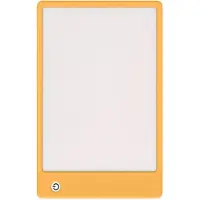 Lalarma Ritbord m. Ljus - Gul - - One Size - Griffeltavla