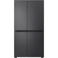 LG GSBC40EPPE - Kylskåp/frys - sida vid sida - bredd: 91.3 cm - djup: 73.5 cm - höjd: 179 cm - 664 liter - Klass E - svart