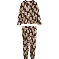 Next Pyjamas ljusbrun / mörkbrun