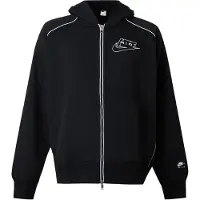 Nike Sweatjacka 'AIR' svart / vit