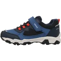 Geox Sneaker blå / marinblå / mörkorange