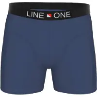 Line One Boxershorts 'Herren Boxershorts aus Baumwolle' blå denim
