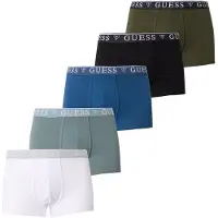 GUESS Boxershorts blå / khaki / mint / svart / vit