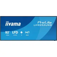 Iiyama 233 cm (92) LH9252UWS-B1AG Digital skylt EEK: G (A - G) 233 cm 92 tum 5120 x 2160 Pixel 24/7