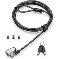 Kensington ClickSafe 2.0 Universal Keyed Laptop Lock - Lås för säkerhetskabel - 1.8 m