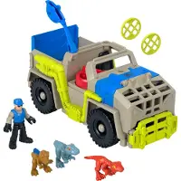 Imaginext Dinosaurietransport Lastbil Och Figurer Lekset