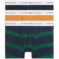 Tommy Hilfiger 3 Pack Signature Repeat Logo Waistband Trunks