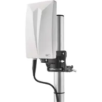 Emos J0802, inomhus, Utomhus, Grå, 5 m, 87,5 - 698 MHz, Dubbelpolarisering, DVB-T, DVB-T2
