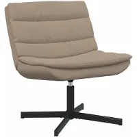 vidaXL lyftfåtölj med roterande armstöd Cappuccino 63 x 75 x 76 cm PU