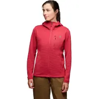 Black Diamond W Diverge Fz Hoody Mineral Red