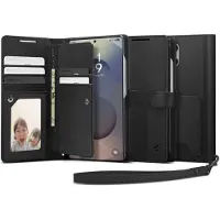 Spigen Wallet S, Plånbok, Samsung, Galaxy S25 Ultra, 17,5 cm (6.9"), Svart