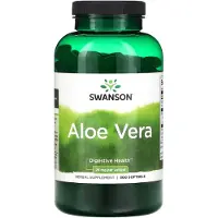 Swanson Health Aloe Vera, 25 mg, 300 mjukkapslar