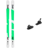 Zag - Skidpaket (skidor + bindning) - Pack Slap 92 White/Green 2027 för UnisexUll - Grön