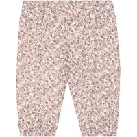 Minymo Byxor - Muslin - Rosa Färg m. Blommor - - 1½ år (86) - Byxor - Bomull
