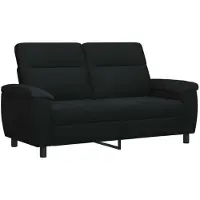 vidaXL Soffa Svart 178 x 90 x 95 cm Tyg