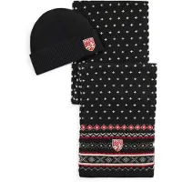 Ralph Lauren för män. 449P20316001 Nordisk uppsättning svart flerfärgad (OSFA), Ull, Klassisk