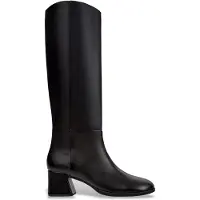 Camper för kvinnor. K400835-001 Svarta Ultrasoft-skor i skinn (39), Hud, 3 till 5 cm, Zip, Casual