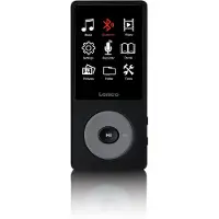 Lenco MP3/MP4-spelare med Bluetooth och 8 GB internminne Svart