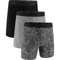 Under Armour Herr Multi-Pack Standard Tech Boxer Brief, 6" Inseam, All-Dag Komfort & Ultra-Mjuk