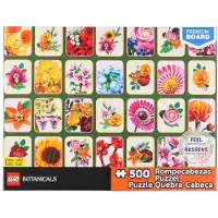 LEGO Pussel - 500 Delar - Botaniska växter m. Blommor - - One Size - Pussel