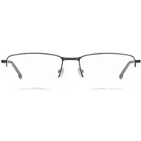 BOSS Black half-rim optical frames with logo temples