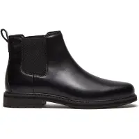 Timberland för män. TB0A42PGW021 Svarta Chelsea-stövletter i Stormbucks-läder (43), Hud, Karta, Ingen, Casual