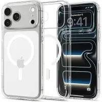 Spigen Ultra Hybrid MagFit Skal iPhone 18 Pro Max/17 Pro Max - Transparent/Vit
