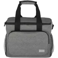 Adler Kylväska 20 l - Grå / Termisk väska / Isolerad matväska / Picknickväska med fack