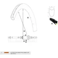 Mavic Cosmic Pro Carbon Ust Disc 20 Front Fälg