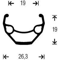 Gurpil Nainer 29´´ 6b Disc Mtb Framhjul