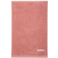 BOSS Cotton bath towel with contrast embroidered logo