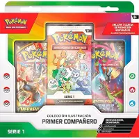 Pokemon Trading Card Game Första Partner Illustration Samling Serie 1 Latin 30-årsjubileum Spanska